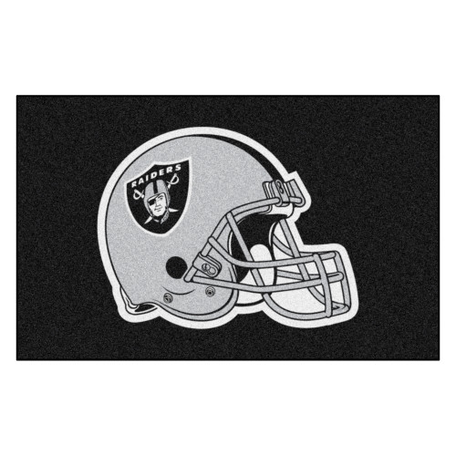 Las Vegas Raiders Ulti-Mat Raiders Helmet Logo Black