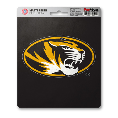 Missouri Tigers Matte Decal "Oval Tiger" Logo