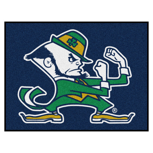 Notre Dame - Notre Dame Fighting Irish All-Star Mat Leprechaun Alternate Logo Navy