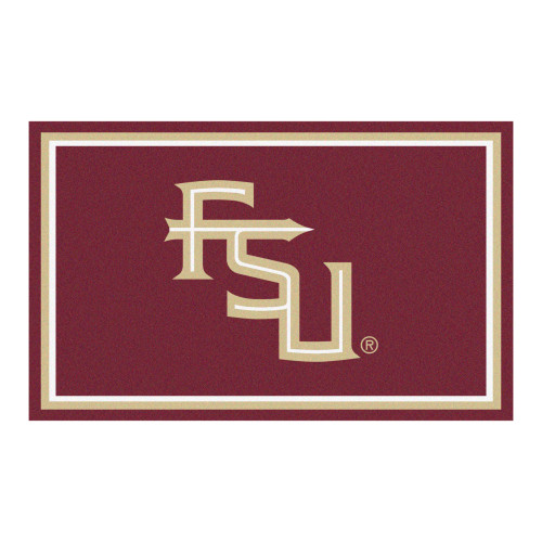 Florida State University - Florida State Seminoles 4x6 Rug Seminole Primary Logo Garnet