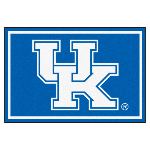 University of Kentucky - Kentucky Wildcats 5x8 Rug UK Primary Logo Blue