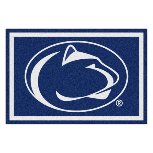 Pennsylvania State University - Penn State Nittany Lions 5x8 Rug "Nittany Lion" Logo Navy