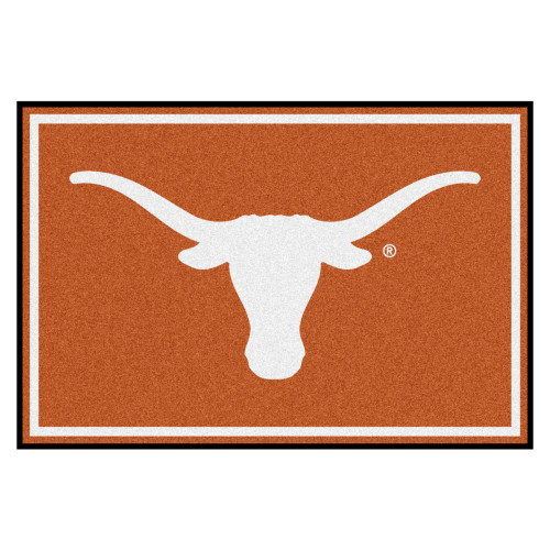 University of Texas - Texas Longhorns 5x8 Rug Longhorn Primary Logo Orange