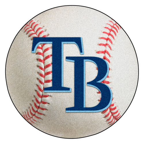 MLB - Tampa Bay Rays Baseball Mat 27" diameter