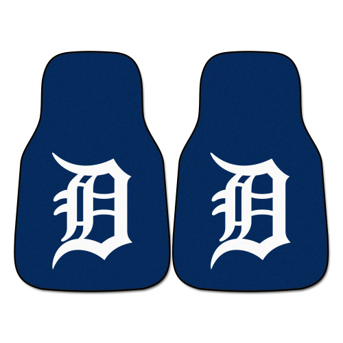 MLB - Detroit Tigers 2-pc Carpet Car Mat Set 17"x27"