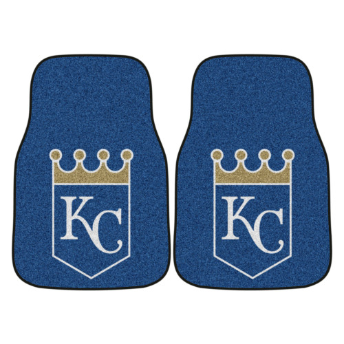 MLB - Kansas City Royals 2-pc Carpet Car Mat Set 17"x27"