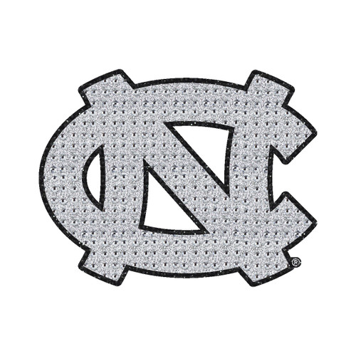 North Carolina Tar Heels Bling Decal "NC" Logo