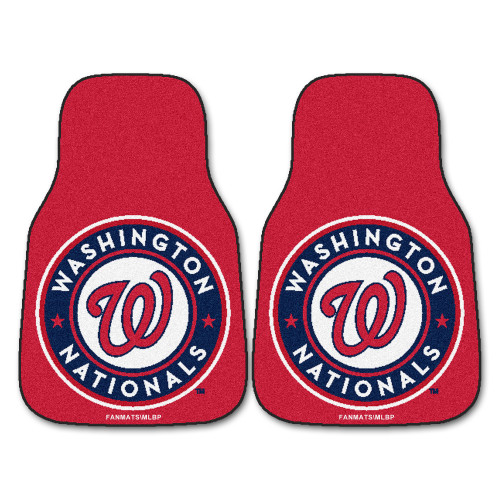 MLB - Washington Nationals 2-pc Carpet Car Mat Set 17"x27"