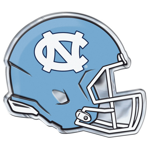 University of North Carolina at Chapel Hill - North Carolina Tar Heels Embossed Helmet Emblem "NC" Logo Blue