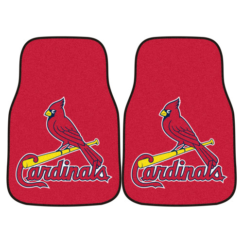 MLB - St. Louis Cardinals 2-pc Carpet Car Mat Set 17"x27"