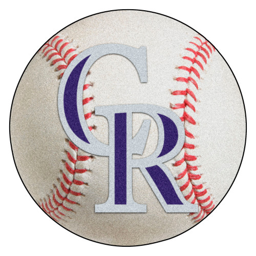 MLB - Colorado Rockies Baseball Mat 27" diameter
