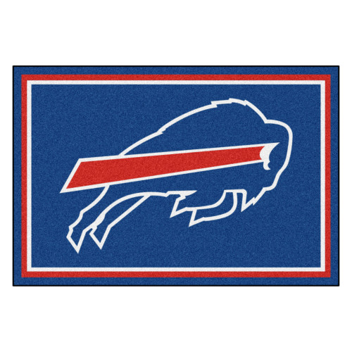Buffalo Bills 5x8 Rug Buffalo Primary Logo Blue