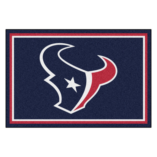 Houston Texans 5x8 Rug Texans Primary Logo Navy