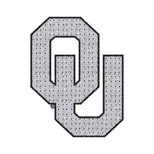 Oklahoma Sooners Bling Decal "OU" Logo