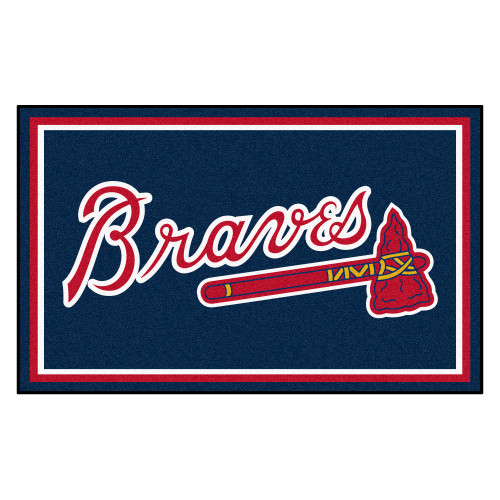 MLB - Atlanta Braves 4x6 Rug 44"x71"