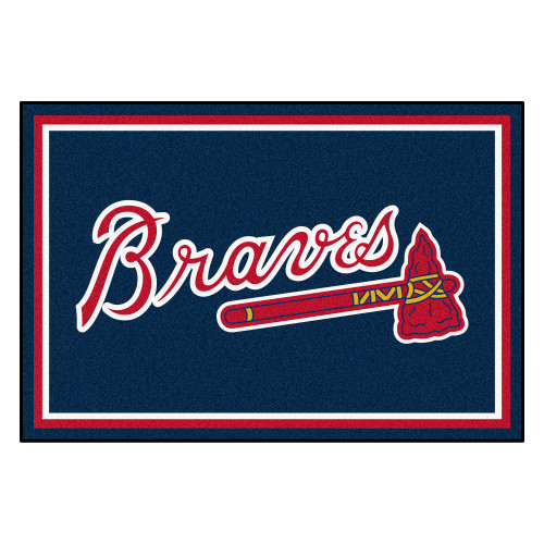 MLB - Atlanta Braves 5x8 Rug 59.5"x88"