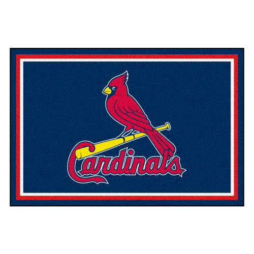 MLB - St. Louis Cardinals 5x8 Rug 59.5"x88"