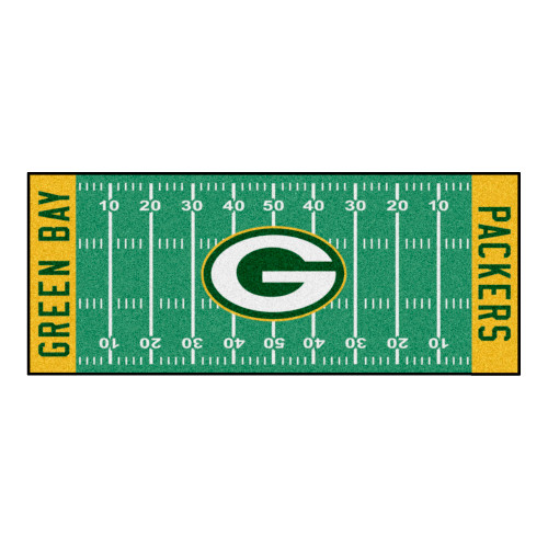 Green Bay Packers Football Field Runner G Primary Logo Green