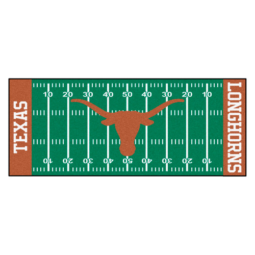 University of Texas - Texas Longhorns Football Field Runner Longhorn Primary Logo Green