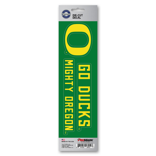 Oregon Ducks Team Slogan Decal Primary Logo & Team Slogan