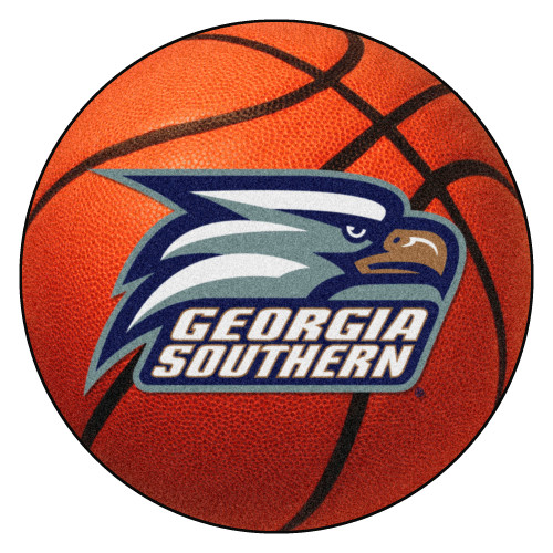 Georgia Southern University - Georgia Southern Eagles Basketball Mat "Eagle & 'GS'" Logo Orange