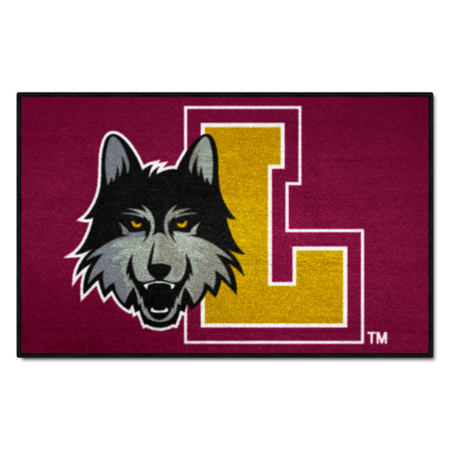 Loyola University Chicago - Loyola Chicago Ramblers Starter Mat "Wolf Head & L" Logo Maroon