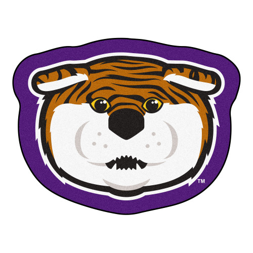Louisiana State University - LSU Tigers Mascot Mat Mike The Tiger Logo Purple