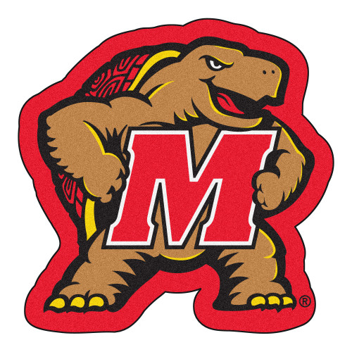 University of Maryland - Maryland Terrapins Mascot Mat "Turtle & M" Logo Red