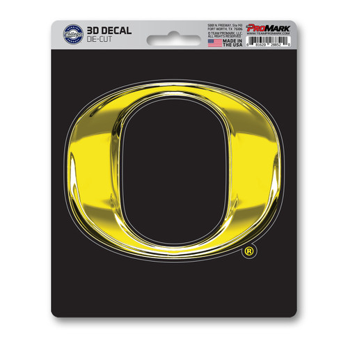 Oregon Ducks 3D Decal "O" Logo