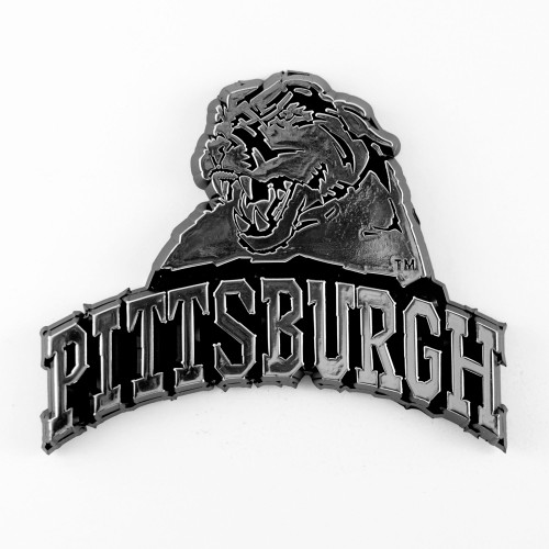 University of Pittsburgh - Pitt Panthers Molded Chrome Emblem Outdated Logo Chrome