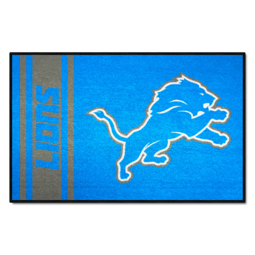 Detroit Lions Starter - Uniform "Lion" Logo & Wordmark Blue