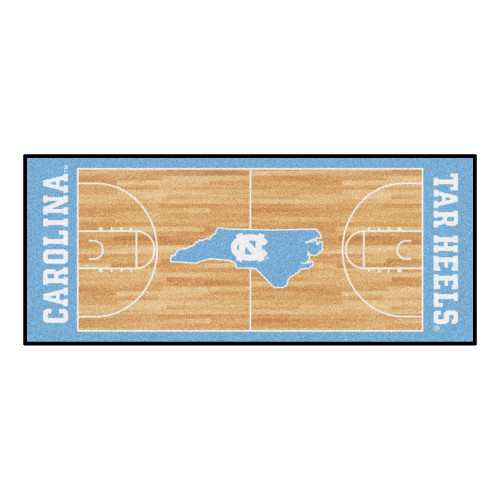 University of North Carolina at Chapel Hill - North Carolina Tar Heels NCAA Basketball Runner "NC" Logo Blue