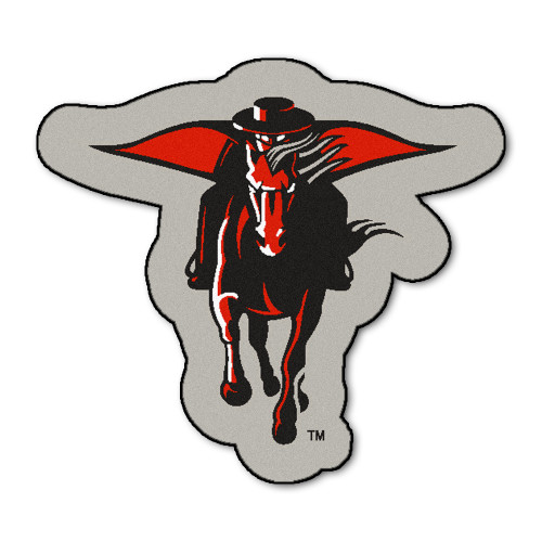 Texas Tech University - Texas Tech Red Raiders Mascot Mat "Red Raiders" Logo Red