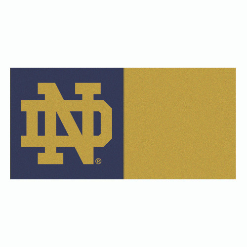 Notre Dame - Notre Dame Fighting Irish Team Carpet Tiles ND Primary Logo Navy