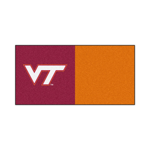 Virginia Tech - Virginia Tech Hokies Team Carpet Tiles VT Primary Logo Maroon