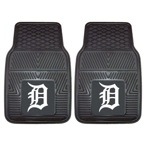 MLB - Detroit Tigers 2-pc Vinyl Car Mat Set 17"x27"