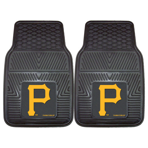 MLB - Pittsburgh Pirates 2-pc Vinyl Car Mat Set 17"x27"