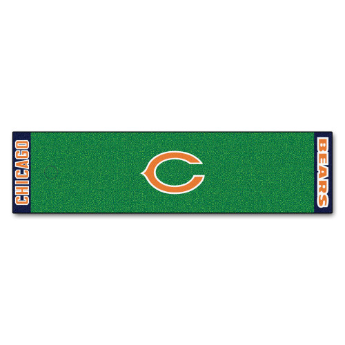 Chicago Bears Putting Green Mat "C" Logo Green
