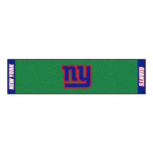 New York Giants Putting Green Mat "NY" Logo Green