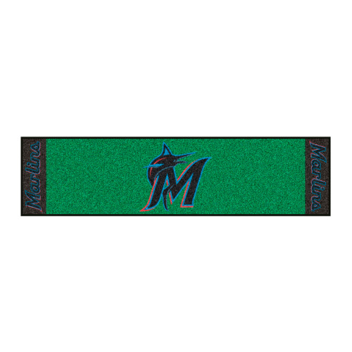 MLB - Miami Marlins Putting Green Mat 18"x72"