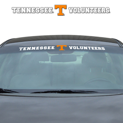 Tennessee Volunteers Windshield Decal Primary Logo and Team Wordmark