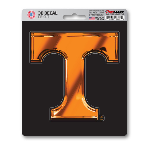 Tennessee Volunteers 3D Decal "Power T" Logo