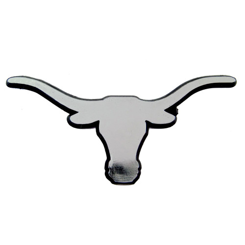 University of Texas - Texas Longhorns Molded Chrome Emblem Longhorn Primary Logo Chrome