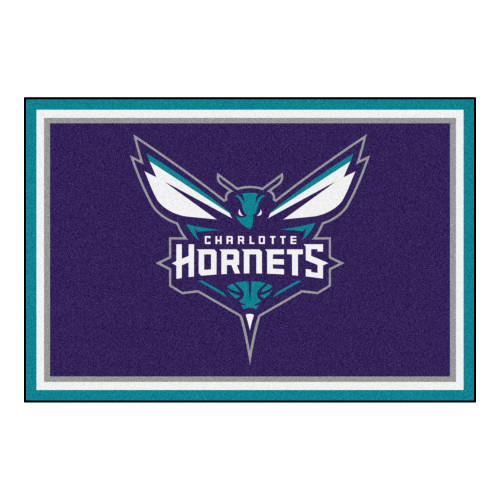 NBA - Charlotte Hornets 5x8 Rug 59.5"x88"