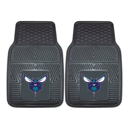 NBA - Charlotte Hornets 2-pc Vinyl Car Mat Set 17"x27"