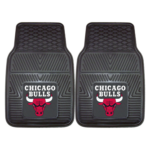 NBA - Chicago Bulls 2-pc Vinyl Car Mat Set 17"x27"