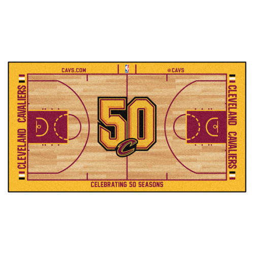 NBA - Cleveland Cavaliers NBA Court Large Runner 29.5x54