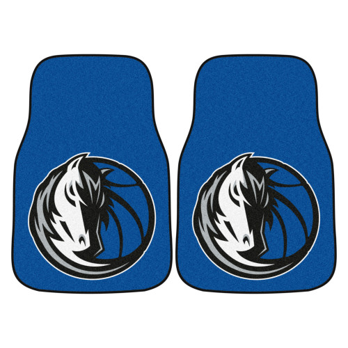 NBA - Dallas Mavericks 2-pc Carpet Car Mat Set 17"x27"