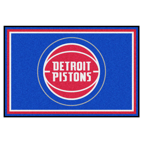 NBA - Detroit Pistons 5x8 Rug 59.5"x88"
