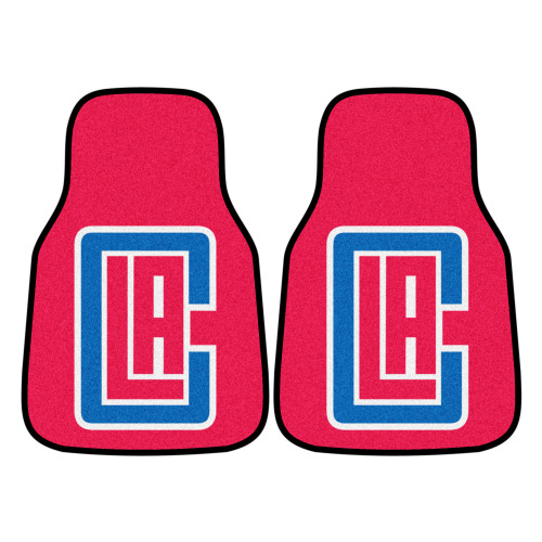 NBA - Los Angeles Clippers 2-pc Carpet Car Mat Set 17"x27"